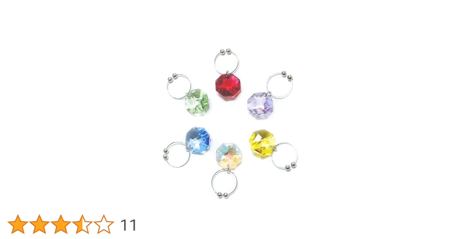 Amazon｜[スワロフスキー] 社製クリスタルガラスパーツ使用