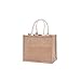 Phantasy 】Sac Juta naturel, sac naturel impermiable, sac pour femme en jute à revêtir, sac pour l'épause portable, sac de plage, B5 = 31 x 27 x 16 cm, 31*27*16
