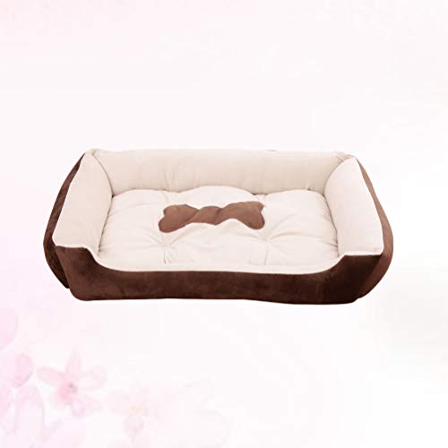Tapete para cama de cachorro Canil Macio Pet Dog Filhote de cachorro Cama quente Casa de pelúcia Nin