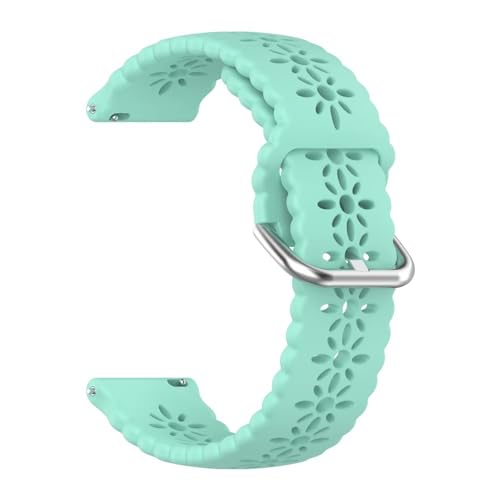 [FOCKOUPGAC] �V���R���X�g���b�v Fit For HUAWEI WATCH GT 5 Pro 46mm 42mm Fit For HONOR Magic Watch 4 GS Pro�ɓK��(Teal,1 piece 22mm)