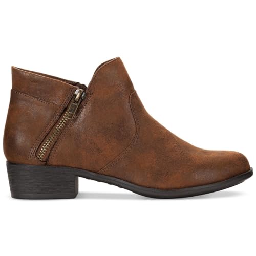 Sun + Stone Womens Adelinee Faux Leather Ankle Boots Brown 5 Medium (B,M)2