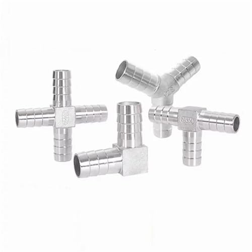 Conector de montaje de tubería de 10mm en T y acero inoxidable 304 2