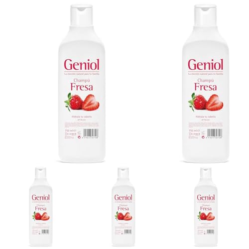 Geniol Champu Fresa 750 ml (Paquete de 5)