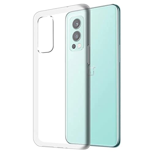 Image of NISHTECH for OnePlus Nord 2 5G Premium Transparent Hybrid Soft Slim Dust Proof Silicone Back Case Cover with Camera Protection