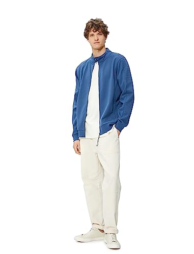 Sweat-shirt col rond homme bouton pression contre le vent frais