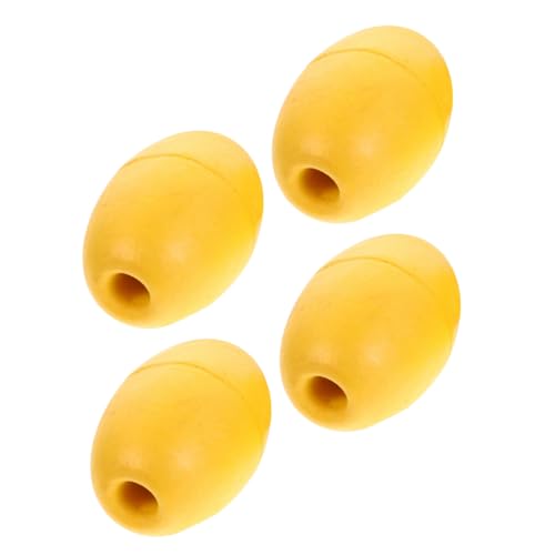 Toyvian 4pcs Anchor Float Floating Buoy Line Oval Water s Boat Anchor Buoy Boat Accessories Pools s Kayak Accessories ing s Marker Fishing Pvc Yellow
