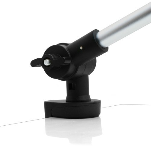 System-S - Supporto da Tavolo con Braccio orientabile Flessibile e Morsetto da Tavolo per iPad PRO (12, 9")