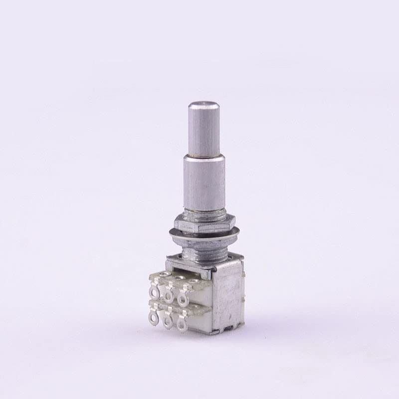 Double potentiomètre concentrique empilé guitare basse B100K bouton double axe