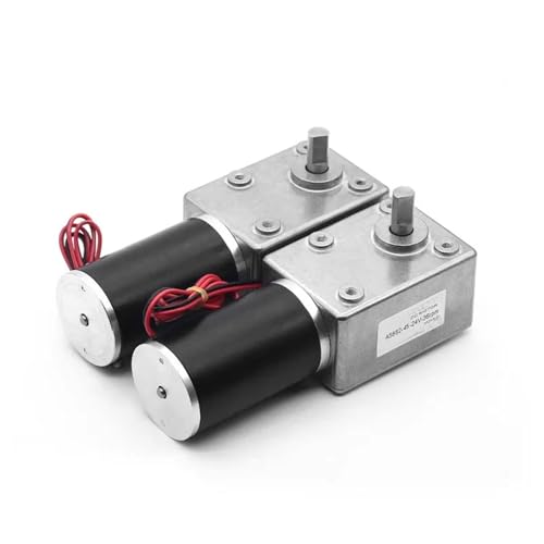 Moteur à engrenages ver autobloquant CC 12V 24V couple élevé CW/CCW