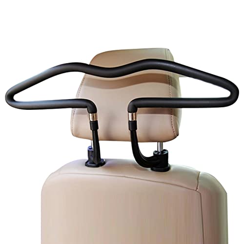 ZAGARO 2 Cintres de siège arrière, Cintre de Voiture - Cintres de Voiture en Acier Inoxydable Peu encombrants,Cintres créatifs et Robustes pour Chemises, Costumes, Vestes, Manteaux