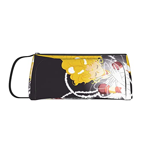 Sailor Moon - Bolsa de almacenamiento para lápices y lápices, con doble cremallera