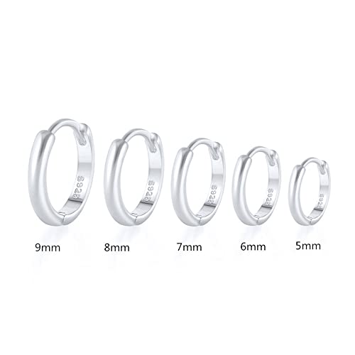 20g Tiny Small Hoop Cartilage Minimalist Earrings for Women Sensitive Ears 925 Sterling Silver 14K Gold Plated Sleeper Tragus Hinged Huggie Hoops Hypoallergenic Upper Ear Piercing Jewelry Gifts3