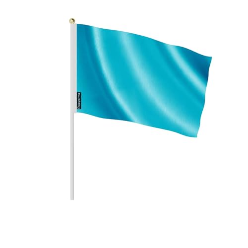 Drapeau bleu mini 14x21cm pour décorer vos événements à petit prix