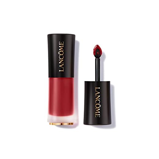 Batom Líquido Semi-Matte Lancôme L’Absolue Rouge Drama Ink 888