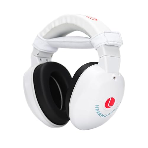 HearMuffs Sounds, White - Over-the-Ear Hearing Protection for Infants & Toddlers - Includes Passive,...