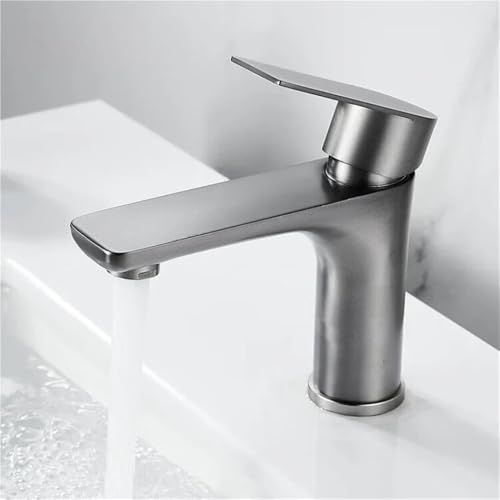Robinet mitigeur salle de bain eau chaude froide avec commande unique - 7