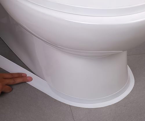 White Caulk Tape Peel & Stick Waterproof Self Adhesive Sealing Tape for Bathroom Kitchen Bathtub...