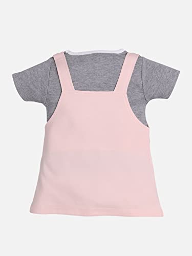Image of Baby GO Cotton Baby Girls Frock Dress with Bow | Full Sleeve Casual Dress | Checked Winter Wear Princess Skirt Outfit for New Born Baby Girls