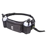 RC Pet Products Horizon Hip Pack, Dog Training Pouch, Hands-Free Dog Leash, Running Pouch, Heather Black
