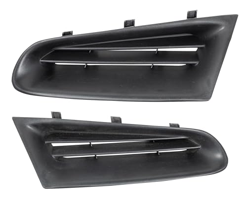 Grilles de calandre pare-chocs noires droite et gauche | Installation facile & qualité OEM | Compatible avec Renault Clio 3 III | FINAO AUTOPARTS
