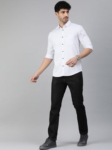 Image of Majestic Man Men Classic Slim Fit Pure Cotton Casual Shirt