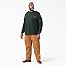 Dickies Men's Big-Tall Long Sleeve Heavyweight Crew Neck, Hunter Green, XXX-Large