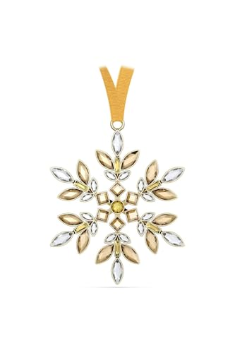 Étoile de Noël Swarovski Gema Jaune 5691043 : une création en cristal précieux pour fêtes scintillantes