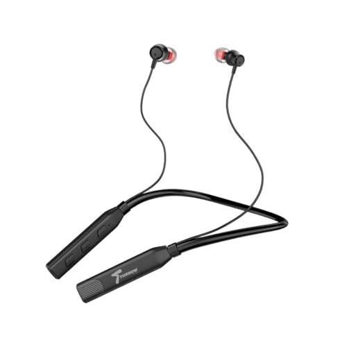 Image of Wireless Neckband | Bluetooth in-Ear Headphones with Deep Bass, Clear Calling Mic, Long Battery Backup | Lightweight Magnetic Earphones for Mobile, Laptop & Tablet