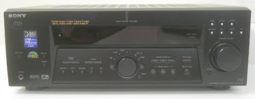 SONY STR-K502P Digital Surround Sound AM FM Stereo Receiver 5.1 Channel Speaker Outputs 64 Bit DSP Digital Cinema Sound 8 Ohms 100 Watts Per Channel