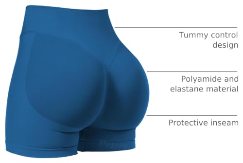 Image of VOYJOY Women Workout Impact Shorts 2.5 inch / 3.6 inch / 4.5 inch / 6 inch Scrunch Butt Booty | Tummy Control, High Waisted, Bike Short, Gentle Compression, for Women