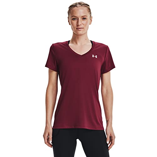 Image of Under Armour Womens Tech V-Neck Short-Sleeve T-Shirt