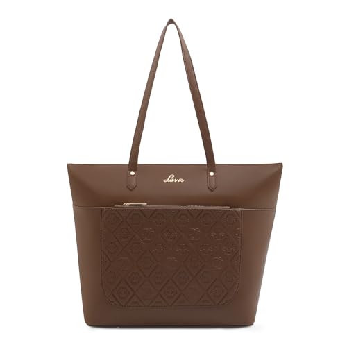 Image of Lavie Women's Hannah Deboss Tote Bag for Women | Tote Bag for Work | Ladies purse | Stylish Shoulder Bag | Gift for Women