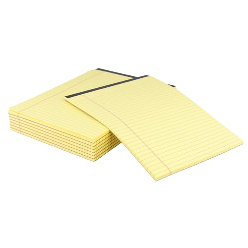 Bloc-notes jaunes A4 double face MUKSEUT pour optimiser l'espace d'écriture au travail