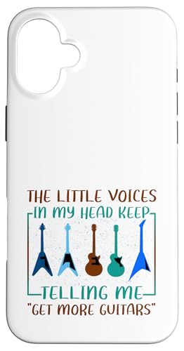�~���[�W�V�����̃��[���A Little Voices Tell Me Get More Guitars �X�}�z�P�[�X iPhone 16 Plus �p