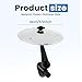Car Cymbal, Car Cymbal Air Vent, Mini Drum Crash Cymbal For Car Vent, Mini Drum Crash Cymbal for Endless Rhythmic Fun on the Road Music Lover Gift, Suitable For All Types Of Vehicles (Silvery)