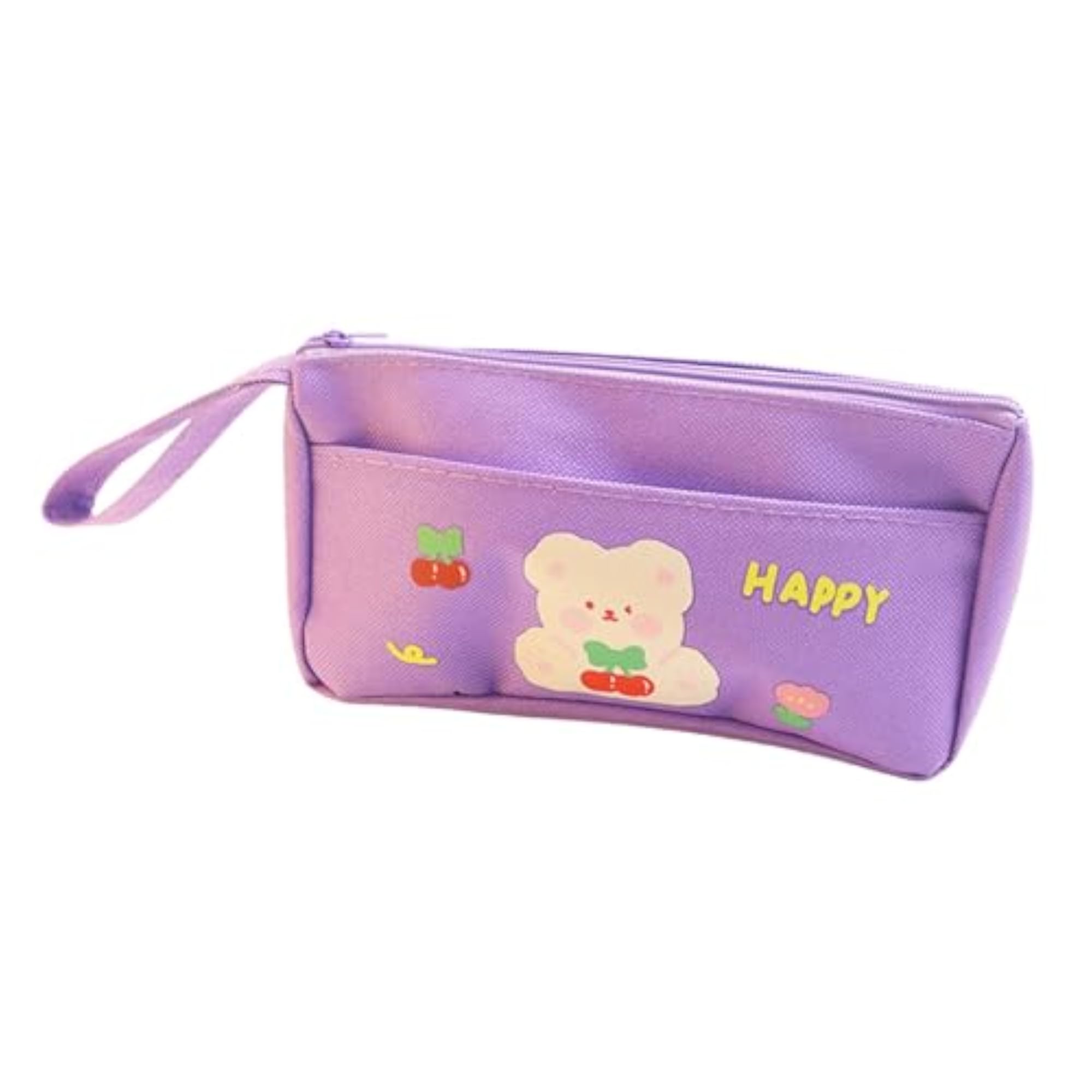 Lightweight Purple Makeup Bag for School and College