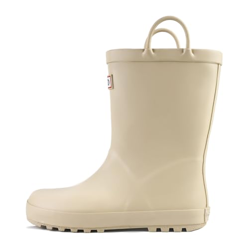 landchief Kids Rain Boots Premium Collection, Waterproof Natural Rubber Boots for Toddlers and Kids2