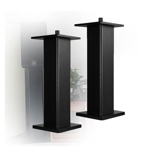 Supports d'enceintes sablables avec base 340x340mm pour sublimer votre home cinéma de salon