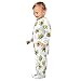 Emelivor Avocado Jump Rope Newborn Baby One-Piece Sleepers Footie Long Sleeve Romper Pjs for Girls Boys Kids