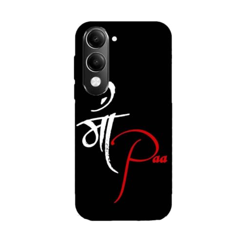 Image of Crepes Mom and Dad | Maa Paa | Mom Dad Designer Printed Hard Matt Finish Mobile Case Back Cover for Vivo T4 Lite 5G /iQOO Z10 Lite 5G /Vivo Y19 5G /Vivo Y19E