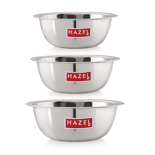 Set de 3 Tazones de Acero Inoxidable HAZEL miniatura 1
