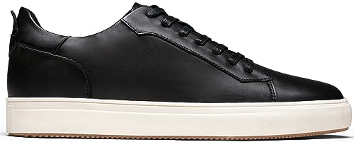 Jousen Men’s Fashion Sneakers Polished Leather Mens Dress Sneakers Stylish Retro Mens Business Casual Shoes2