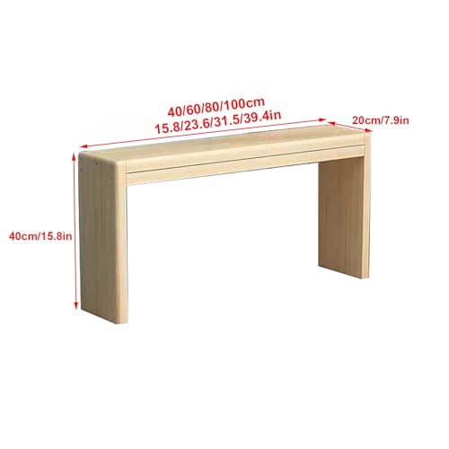 Banco de cocina de madera estilo granja rustico para mesa de comedor 3