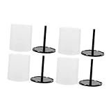 MERRYHAPY 4 Pcs Clear Plastic CD DVD Storage Box Versatile Disc Holder Organizer for Discs Material Flexible Storage for Home and Office