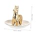 Uonlytech Ceramic Jewelry Dish Tray Adorable Animal Design Necklace Holder Fashionable Storage for Rings Earrings Lipstick Desktop Decor