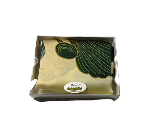 Shanlin Silk Feel Long Floral Satin Scarves for Women in Gift Box4