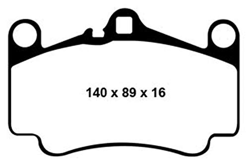 Image of EBC Brakes Yellowstuff 4000 Series Street DP41515R to Fit MOVIT,PORSCHE