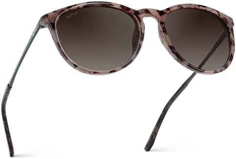 WearMe Pro Round Polarized Sunglasses for Women - UV400 Protectio...