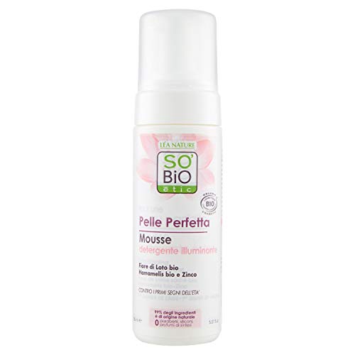 SO'BiO étic Mousse Nettoyante Clarifiante pour une Peau Parfaite 150 ml