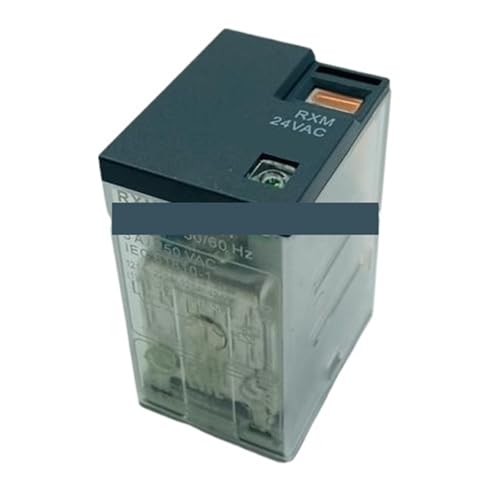 Relé RXM4LB2B7 miniatura de 24 V AC para solucionar fallas con su indicador LED de 3 A 2
